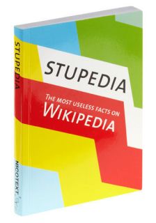 Stupedia The Most Useless Facts on Wikipedia  Mod Retro Vintage Books