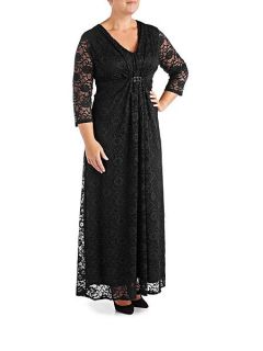 Grace Lace Maxi Black