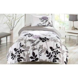 Better Homes and Gardens Comforter Set, Warm Plum Fauna