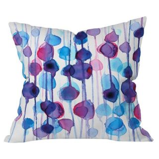 DENY Designs Abstract Watercolor Throw Pillow
