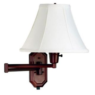 Kenroy Home Nathaniel 16 in. Bronze 1 Light Wall Swing Arm 30130BRZ