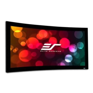 Elite Screens Lunette Series Matte White Fixed Frame Projection Screen