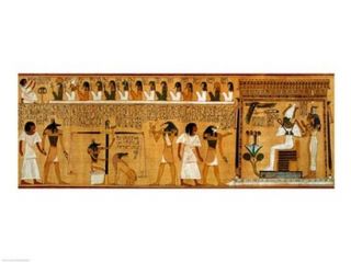 The Weighing of the Heart against Maat's Feather of Truth Poster Print (24 x 18)