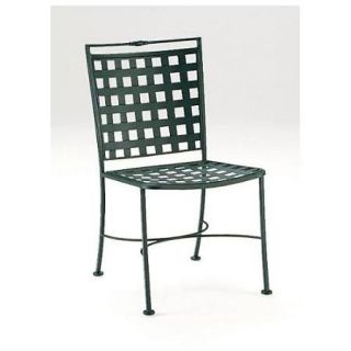 Dining Chair for Patio and Poolside Dining in Wrought Iron   Sheffield Set of 2 (Midnight)