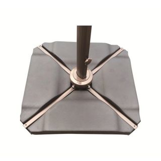 Abba Patio Black Plastic Umbrella Base Plate Set For Cantilever Offset