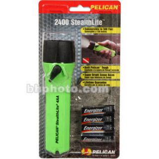 Pelican Stealthlite 2400 Flashlight 4 AA Xenon 2400 010 135