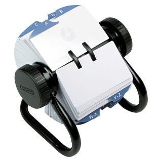 Rolodex™ Open Rotary Card File Holds 500 2 1/4 x 4 Cards, Black