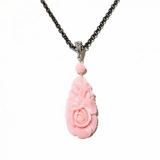 Statements by Amy Kahn Russell Resin "Flower" Pendant with 18" Chain Necklace   7789674