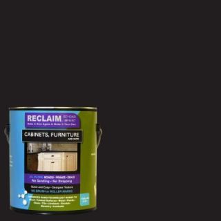 RECLAIM Beyond Paint 1 gal. Licorice All in One Multi Surface Cabinet, Furniture and More Refinishing Paint RC14