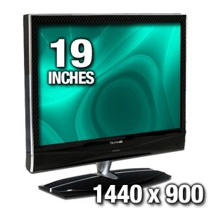 Viewsonic NX1932W 19 LCD HDTV   1440x900, 8001 Native, 1610, 5 ms, HDMI