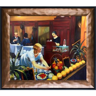 Tables for Ladies, 1930 by Edward Hopper Framed Painting Print by Tori