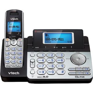 VTech DS6151 2 Line Expandable Cordless Phone with Digital Answering System, Caller ID