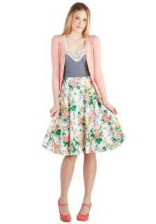 Mink Pink Auroral Floral Skirt  Mod Retro Vintage Skirts