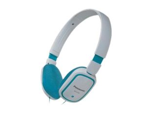 Panasonic RP HX40 A 3.5mm Connector On Ear SLIMZ Light Weight Headphone   Blue/White