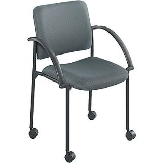 Safco Moto™ 4184 Stacking Chair, Charcoal