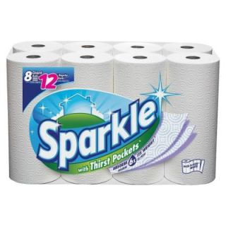 Sparkle White 2 Ply Pick A Size Roll Paper Towels (8 Giant Rolls  12 Regular Rolls) GEP21651