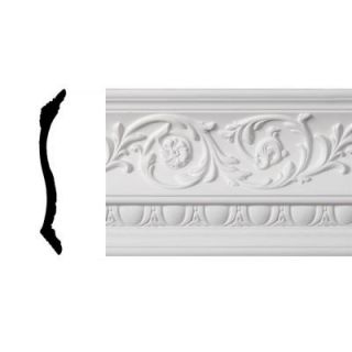 Lynea Molding Foliage Collection 6 in. x 8 ft. Polyurethane Crown Molding DISCONTINUED FC46402