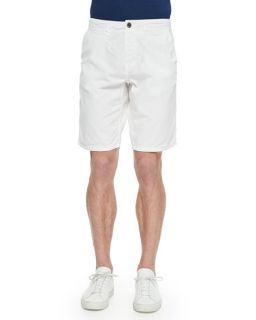 Original Paperbacks Cotton Twill Shorts, White