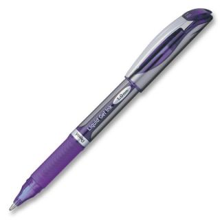 Pentel of America, Ltd. Liquid Gel Pen, Refillable, 1.0mm, Violet