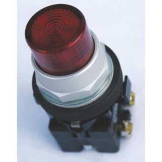 EATON HT8GBRAF3 Illum Push Button, 30mm, Extended, 1NO, Red