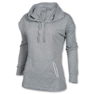 Womens Puma Lightweight Cover Up Hoodie   82586140 040