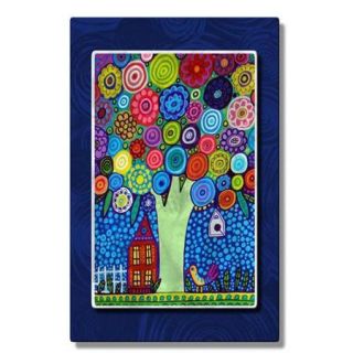 All My Walls 'Tree Flowers' by Heather Galler Graphic Art Plaque