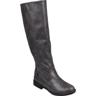 Brinley Co. Women's Mid calf Round Toe Boots