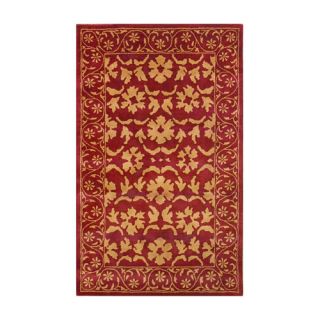 Dynamic Red/Gold Area Rug