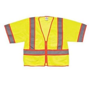 ML KISHIGO 1242 5X High Visibility Vest, Class 3, 5XL, Lime