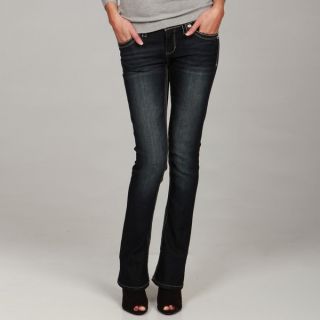 Seven7 Womens Aubrey Blue Slim Jeans  ™ Shopping   Top