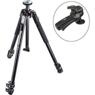 Manfrotto MT190X3 Aluminum Tripod with 322RC2 Grip Action Ball