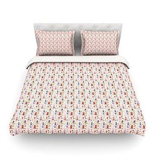 KESS InHouse Miss Ruby by Holly Helgeson Featherweight Duvet Cover; Queen
