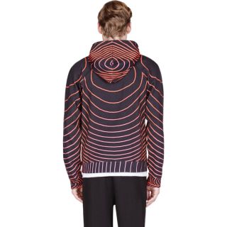 Christopher Kane Red Grid Face Hoodie