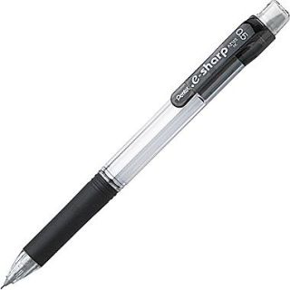 Pentel Recycled e sharp™ Automatic Pencils .5mm, Black, Dozen