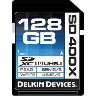 Delkin Devices 128GB SDXC Memory Card 400x UHS I DDSD400 128GB