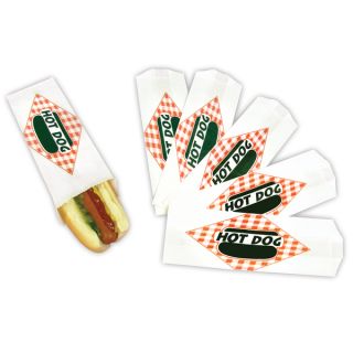 Paragon Standard Hot Dog Paper Bag (Set of 1,000)   15277466