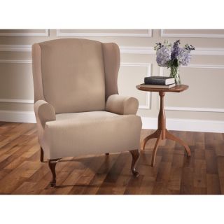 Crossroads Polyester/Spandex Wing Chair Slipcover  