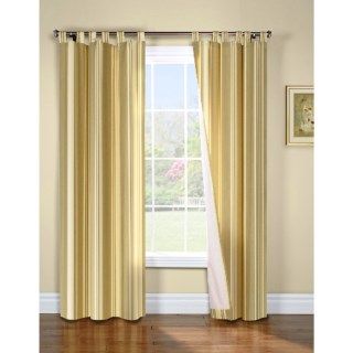 Thermalogic Weathermate Broad Stripe Curtains   80x84", Tab Top, Insulated, Lined 6102M 62
