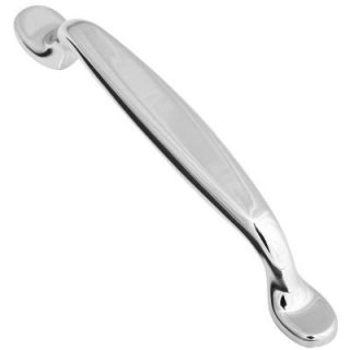 Stanley National Hardware 5.04 in. Chrome Spoon Pull BB8017 3 3/4 PULLCHR SPOON