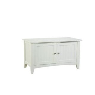 Alaterre Furniture Shaker Cottage Storage Bench in Ivory ASCA05IV