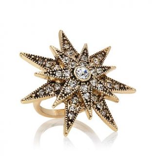 Crystal Streets Fashion Jewelry "Antique Starburst" Crystal Ring   7710460