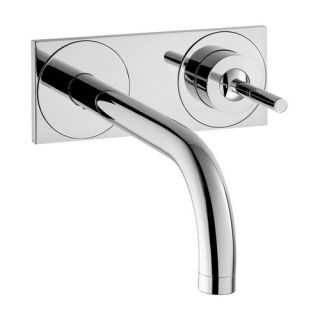 Axor Uno Single Handle Wall Mounted Faucet with Base Plate