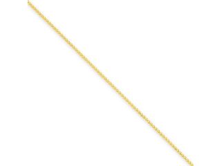 14k 0.80mm Spiga Pendant Chain, Size 24