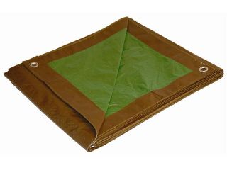 Foremost Tarp 12436 24' X 36' Brown & Green Tarp