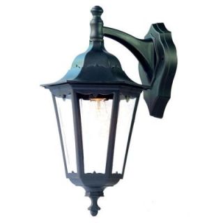 Acclaim Lighting Tidewater Collection 1 Light Matte Black Outdoor Wall Mount Fixture 42BK