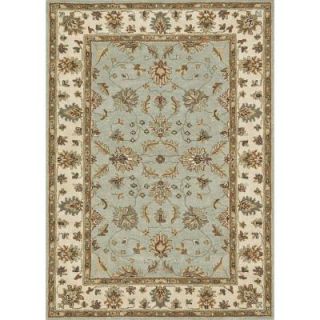 Loloi Rugs Fairfield Lifestyle Collection Turquoise/Ivory 5 ft. x 7 ft. 6 in. Area Rug FAIRHFF10TQIV5076