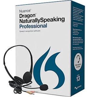 Nuance Communications A209A S00 13.0 Dragon NaturallySpeaking Professional (v.13)