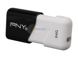 PNY Compact Attaché 64GB USB 2.0 Flash Drive Model P FD64GCOM GE