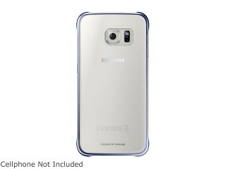 SAMSUNG Clear Black Sapphire Protective Cover for Samsung Galaxy S 6 EF QG920BBEGUS