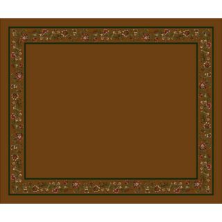 Milliken Chatsworth Rectangular Brown Floral Tufted Area Rug (Common 10 ft x 13 ft; Actual 10.75 ft x 13.16 ft)